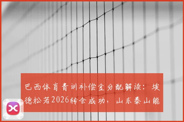 巴西体育青训补偿金分配解读：埃德松若2026转会成功，山东泰山能获多少分成？